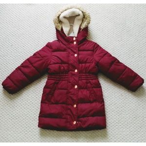 Old Navy Winter Jacket Size 5 Burgundy
